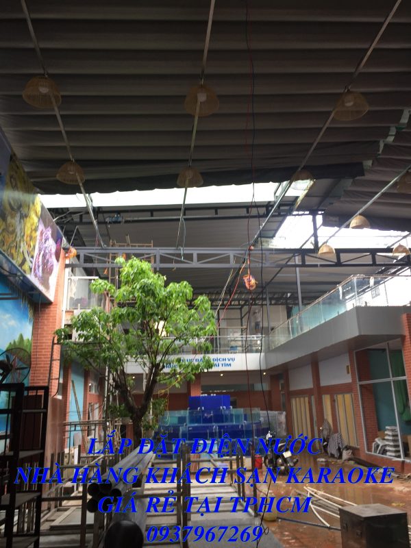 lắp đặt điện nước nhà hàng, khách sạn, karaoke giá rẻ