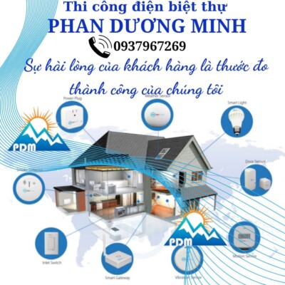 Thi công điện biệt thự uy tín, chất lượng Phan Dương Minh