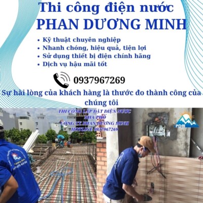 Thi công điện nổi uy tín Phan Dương Minh