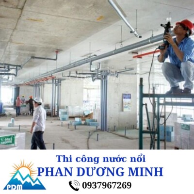 Thi công nước nổi giá rẻ