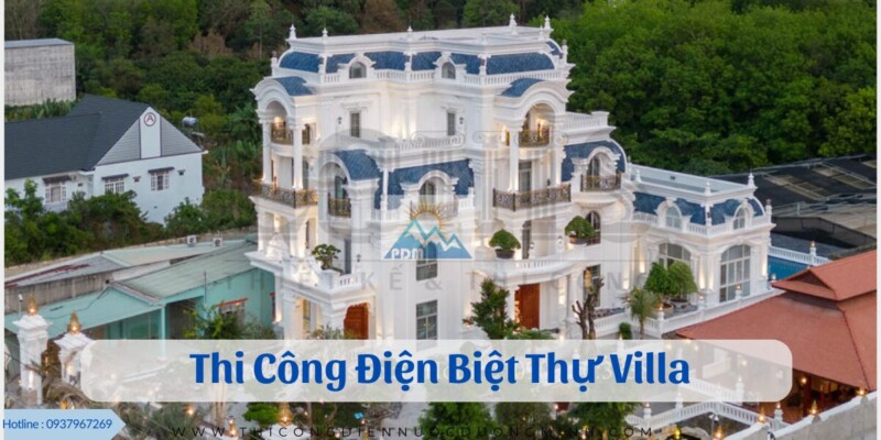 Thi công điện nước biệt thự TP Hồ Chí Minh